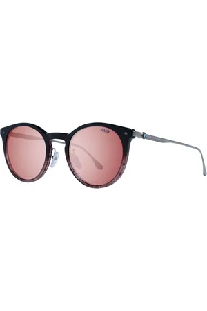 BMW Sunglasses, male, , ONE SIZE, Burgundy Men Sunglasses Round Mirrored
