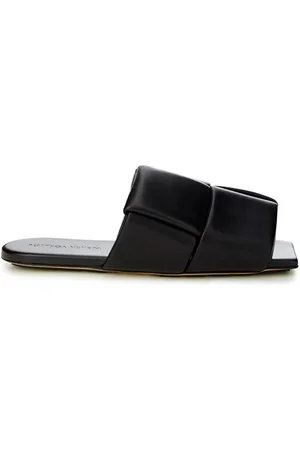 Bottega Veneta Sliders, female, , 4 UK, Elegant Leather Sliders