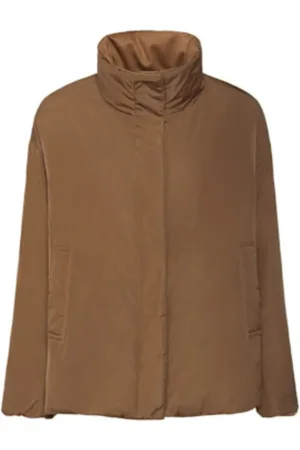 Max Mara Parkas, female, , M, Reversible Quilted Camel Coat