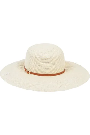 Borsalino Straw Hat with Brown Strap