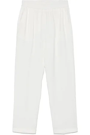 LE TRICOT PERUGIA Tapered Trousers, female, , S, Tapered Trousers with Elastic Waistband