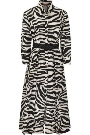 Max Mara Arabba Printed Poplin Chemisier Dress