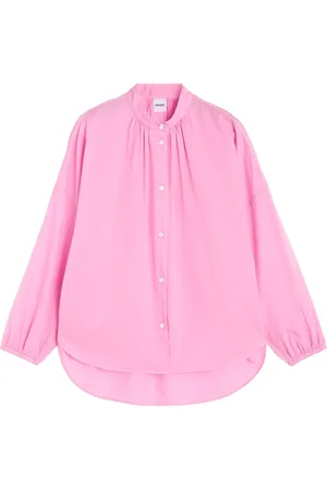 Aspesi Shirts, female, , S, Cotton Mao Collar Shirt