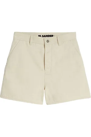 Jil Sander Cotton Shorts High-Rise Style