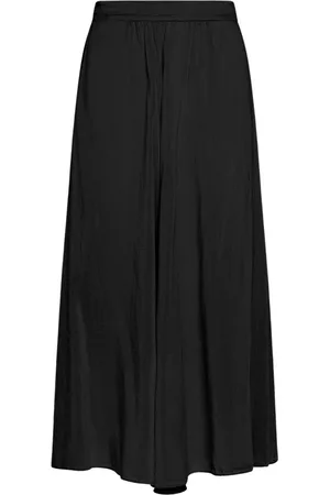 FORTE FORTE Flared cotton and silk long skirt