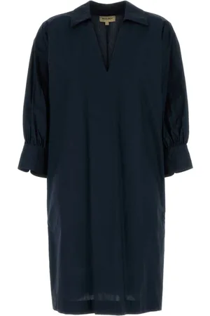 Woolrich Midi Dresses, female, , S, Navy Poplin Dress