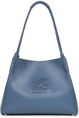 Etro Shoulder Bags, female, , ONE SIZE, Leather Shopper Bag with Pegasus
