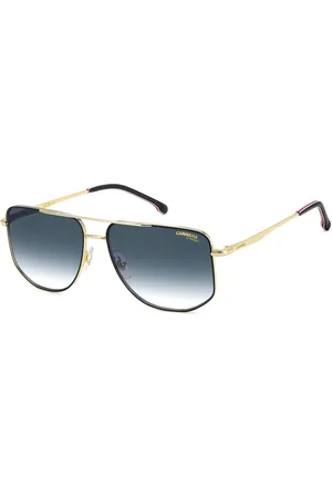 Carrera Sunglasses, male, , 59 MM, Gold Black/Dark Blue Shaded Sunglasses