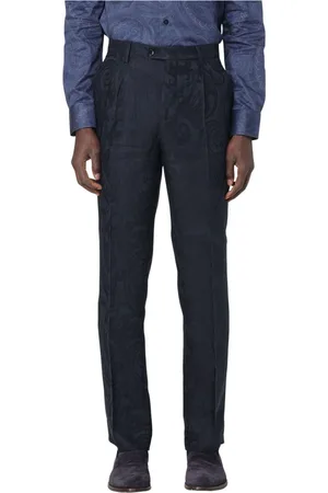 Etro Suit Trousers, male, , L, Single Pleat Trousers