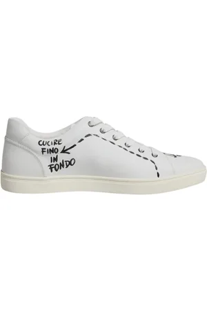 Dolce & Gabbana Sneakers, male, , 10 1/2 UK, Leather Low Top Trainers
