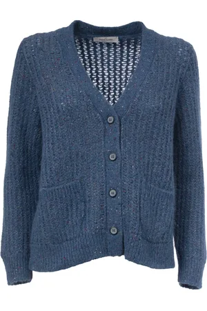 Gran Sasso Cardigans, female, , XS, Buttoned Cardigan with Front Pockets