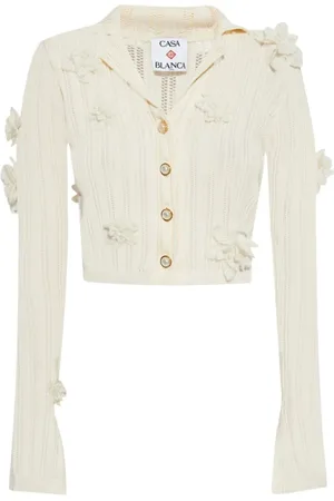 Casablanca Cardigans, female, , S, Cotton Shirt Stylish Design