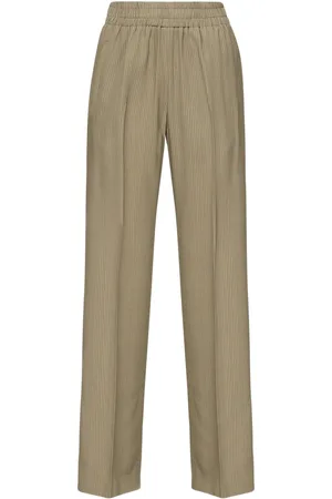 Golden Goose Wide Leg Trousers Elastic Waist