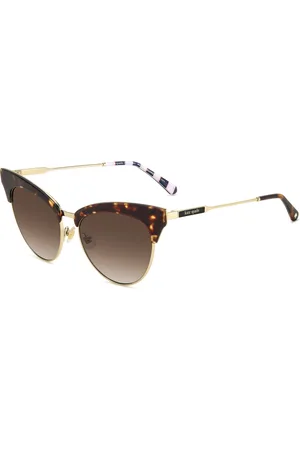 Kate Spade Sunglasses, female, , 54 MM, Havana Shaded Sunglasses Alvi/G/S