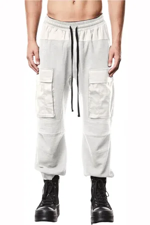 THOM KROM Double-Faced Cotton Cargo Trousers Off