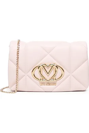 Moschino Chain Shoulder Bag with Logo