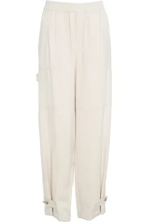 Liu Jo Straight Trousers, female, , S, Wide Leg Viscose Joggers