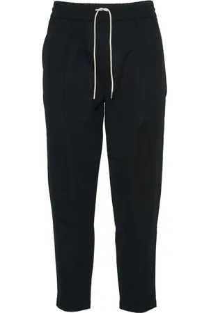Drôle de Monsieur Slim-fit Trousers, male, , M, Cropped Elastic Waistband Trousers