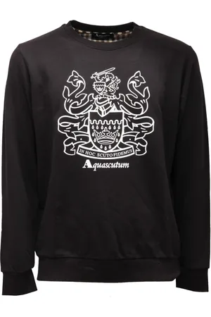 Aquascutum Sweatshirts, male, , M, Cotton Sweatshirt with Brushed Interior