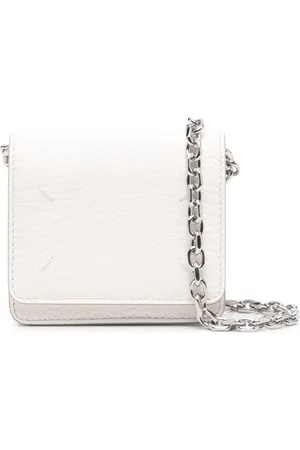 Maison Margiela Wallets & Cardholders, female, , ONE SIZE, Leather Chain Wallet with Logo