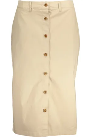 GANT Longuette Skirt with Buttons and Pockets