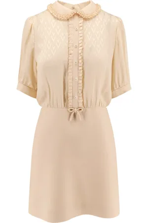 VALENTINO Silk Wool Dress Bow