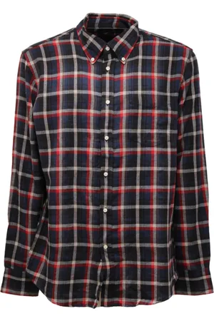 DEPERLU Casual Shirts, male, , XL, Albert Shirt -White-Red Pocket