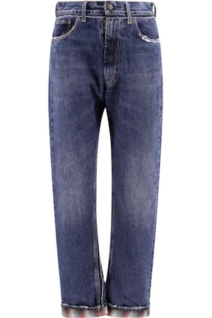Maison Margiela Straight Jeans, male, , W30, Jeans Zip Closure Metal Button