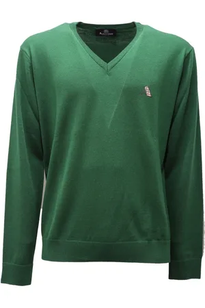 Aquascutum Wool Blend V-Neck Jumper