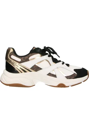 Michael Kors Sneakers, female, , 7 UK, Suede Leather Trainers with Fabric Insole