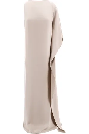 Max Mara Gowns, female, , XS, Grey Silk One-Shoulder Dress
