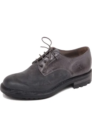 Corvari Vintage Dark Grey Suede Leather Shoe
