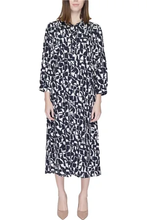 Street one Midi Dresses, female, , 3XL, Geometric Button-Up Dress