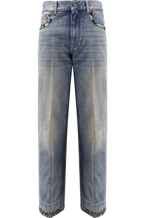 VALENTINO Jeans with Leather Patch