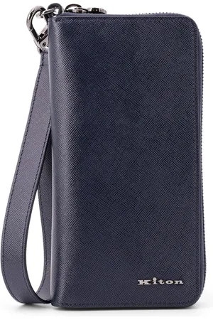 Kiton Wallets & Cardholders, male, , ONE SIZE, Zip Around Cardholder Wallet