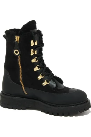 CAR SHOE Eco Fur Ankle Boot