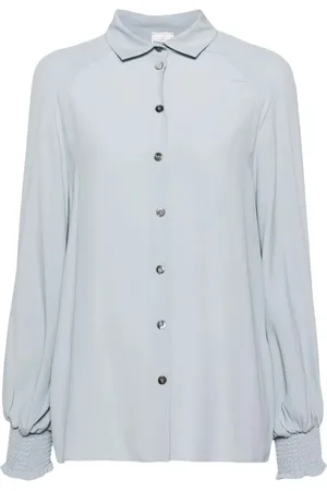 ELEVENTY Shirts, female, , S, Elegant Long Sleeve Silk Shirt