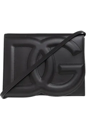 Dolce & Gabbana Cross Body Bags, female, , ONE SIZE, Leather shoulder bag with logo