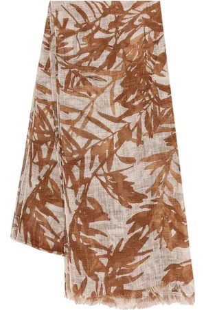 Brunello Cucinelli Scarves, female, , ONE SIZE, Lurex Fringed Scarf