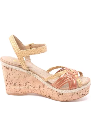 CAR SHOE Rust Sandal Wedge Shoe Made in Italy