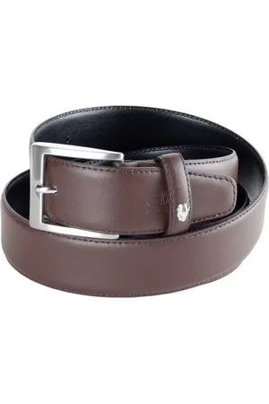 Roberto Cavalli Belts, male, , 110 CM, Double Belt in Black/Dark