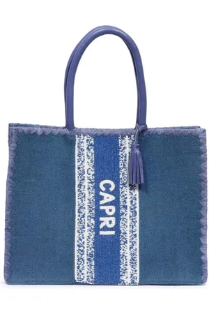 DE SIENA Tote Bags, female, , ONE SIZE, Capri Jute and Beads Bag