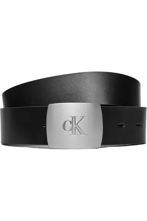 Calvin Klein Belts, male, , 90 CM, Elegant Leather Belt with cK Buckle