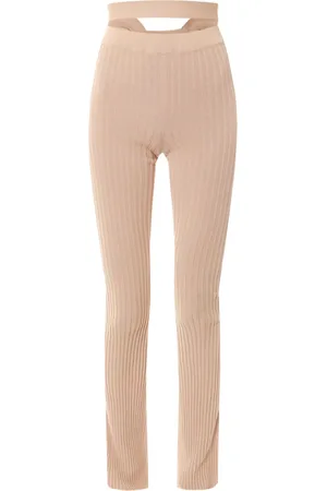 ANDREA ADAMO High Waist Flared Trousers