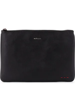 Kiton Bags, male, , ONE SIZE, Leather Bags with Zip Closure