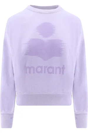 Isabel Marant Ribbed crewneck logo print Jumper