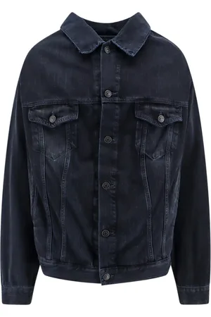 Balenciaga Denim Jackets, male, , M, Jackets with Metal Buttons