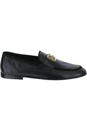Dolce & Gabbana Leather Slipper Shoe