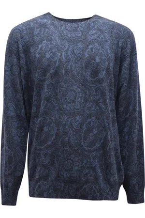 Etro Round-neck Knitwear, male, , XL, Wool Jumper Made in Italy