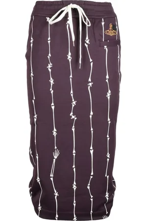Vivienne Westwood Midi Skirts, female, , XS, Stylish Cotton Blend Gonna Skirt